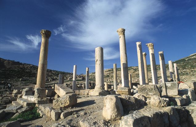 Ruins of Pella in Jordan