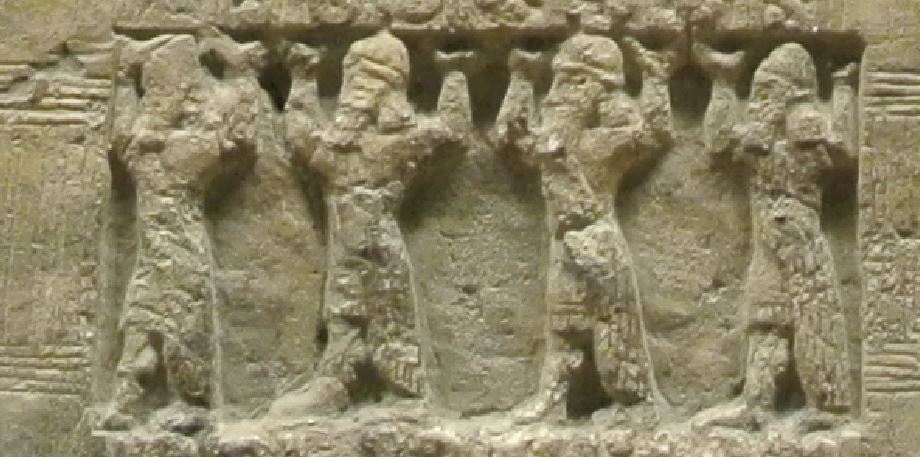 Detail from the throne of Sennacherib