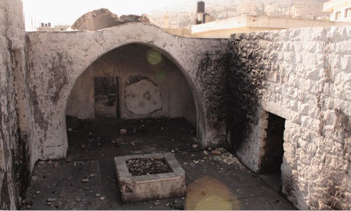 Tomb of Joseph during the Intifada of 2000