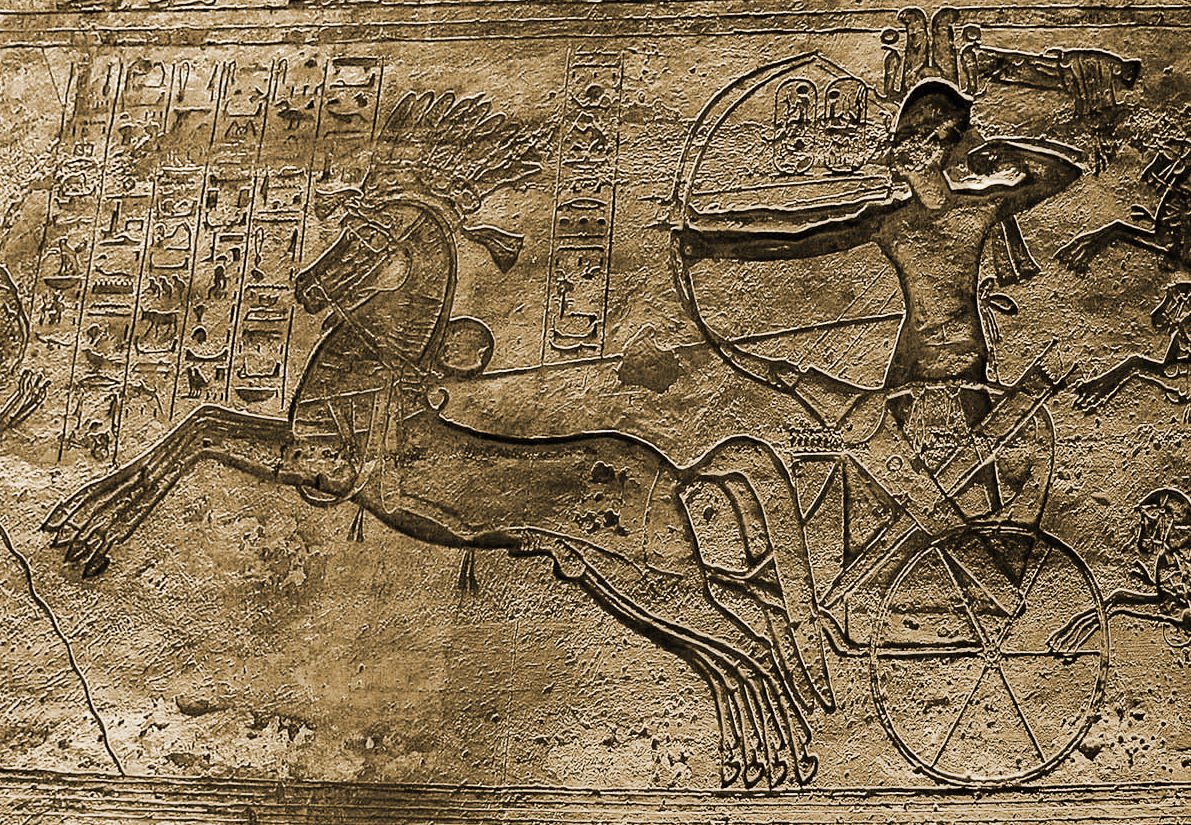 Ramses II at the battle of Kadesh