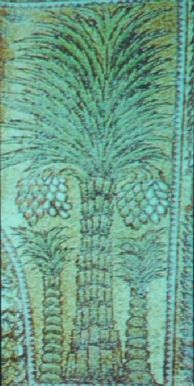 Palmtree decoration in the Dome of the Rock