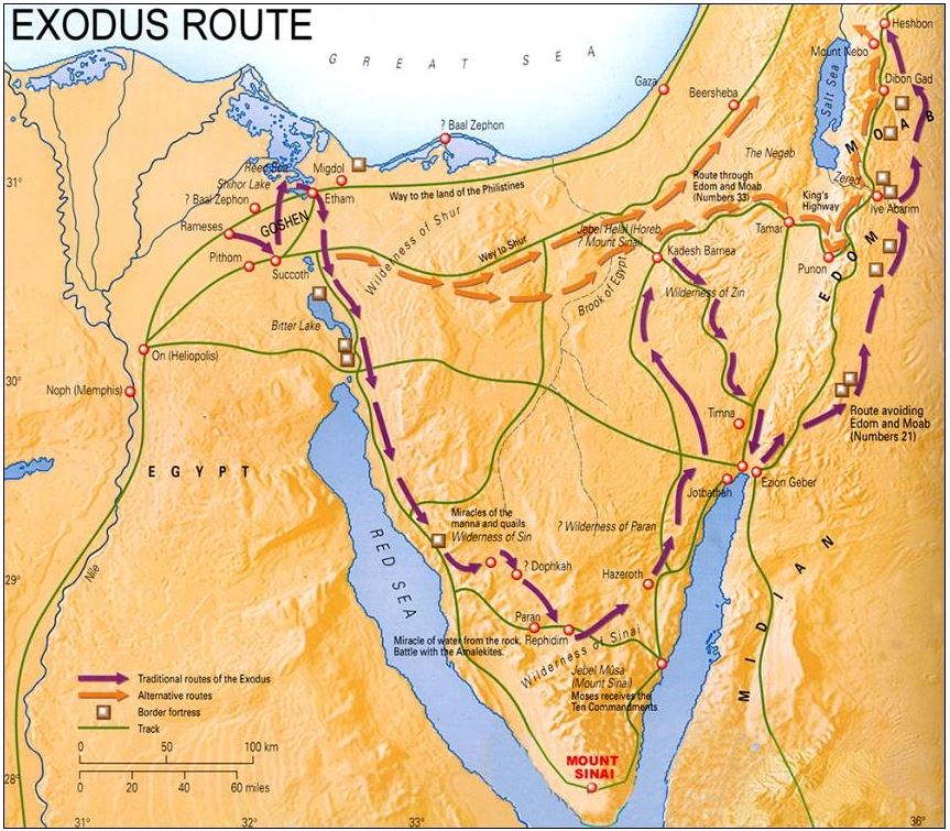 Exodus route