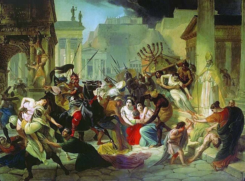 Genseric sacks Rome