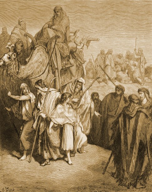 Joseph sold by his brothers