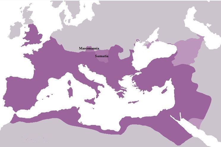 Roman Empire in 180 CE