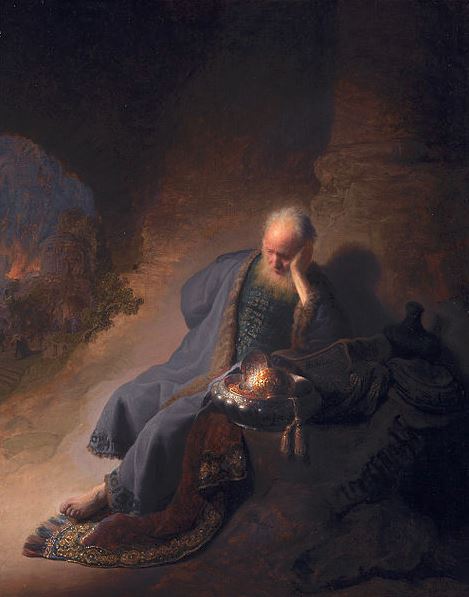Jeremiah lamenting - Rembrandt
