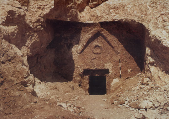 Entrance of Talpiot tomb